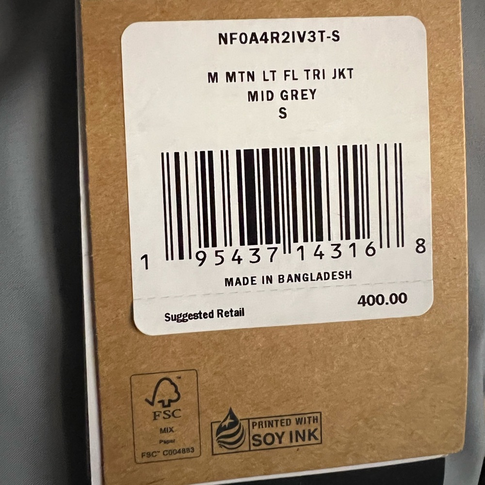 The North Face Mountain Light Futurelight Triclimate Jacket - Mid Grey NWT Men's - Picture 4 of 4